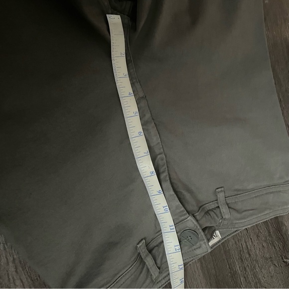 Zara Marine Straight High Rise jeans Charcoal Denim Pants (8) - Picture 4 of 9